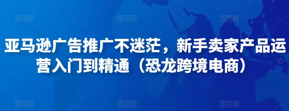 亚马逊广告推广不迷茫，新手卖家产品运营入门到精通（恐龙跨境电商）-178分享