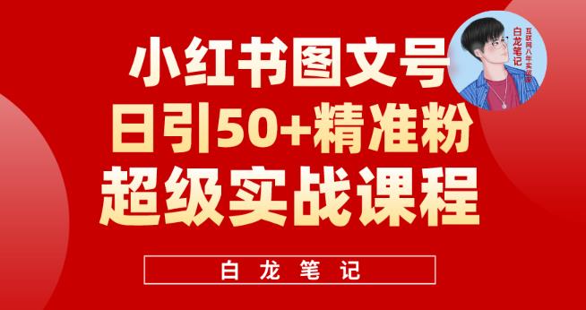 小红书图文号日引50+精准流量，超级实战的小红书引流课，非常适合新手【揭秘】-178分享