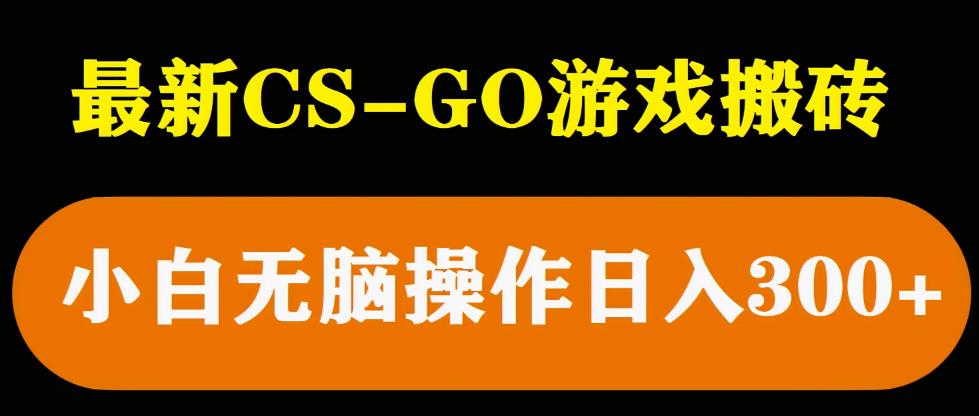 最新csgo游戏搬砖游戏，无需挂机小白无脑也能日入300+-旺仔资源库