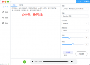 图片[1]-微软语音合成工具 TTS-Vue1.9.1-淘金有道