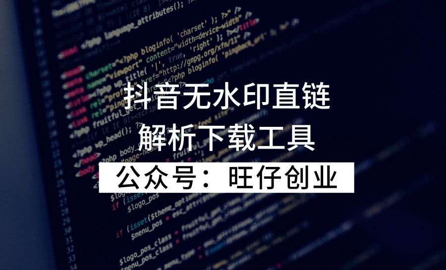 抖音无水印直链解析下载工具-178分享