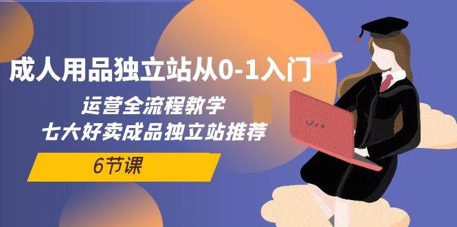 （10082期）成人用品独立站从0-1入门，运营全流程教学，七大好卖成品独立站推荐-6节课-旺仔资源库