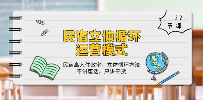 （10284期）民宿 立体循环运营模式：民宿高入住效率，立体循环方法，只讲干货（32节）-旺仔资源库