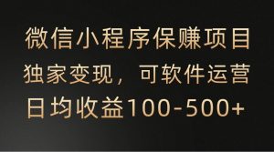 腾讯官方项目，可软件自动运营，稳定有保障，时间自由，永久售后，日均收益100-500+-旺仔资源库