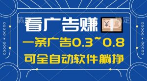 （10414期）24年蓝海项目，可躺赚广告收益，一部手机轻松日入500+，数据实时可查-旺仔资源库