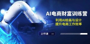 （10924期）AI电商-财富训练营：利用AI绘画与设计，提升电商工作效率（23节课）-旺仔资源库