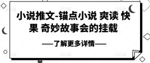 小说推文-锚点小说 爽读 快果 奇妙故事会的挂载-旺仔资源库