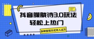 抖音朦胧诗3.0.轻松上热门，多种变现方式月入过万【揭秘】-旺仔资源库