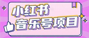 a小红书音乐号变现项目，操作简单易上手，轻松月收入5000+-旺仔资源库