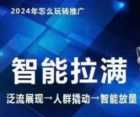 七层老徐·2024引力魔方人群智能拉满+无界推广高阶，自创全店动销玩法（更新6月）-旺仔资源库