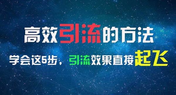 （11776期）高效引流的方法，可以帮助你日引300+创业粉，一年轻松收入30万，比打工强-旺仔资源库