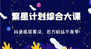 2024繁星计划综合大课：抖音底层算法，百万粉丝不是梦!（77节）-旺仔资源库