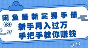 （11818期）闲鱼最新实操手册，手把手教你赚钱，新手月入过万轻轻松松-旺仔资源库
