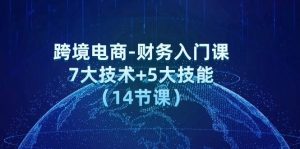 （12047期）跨境电商-财务入门课：7大技术+5大技能（14节课）-旺仔资源库