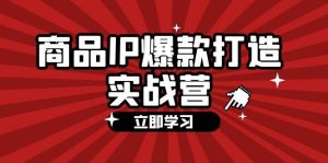 (12136期)商品-IP爆款打造实战营【第四期】,手把手教你打造商品IP,爆款 不断-旺仔资源库
