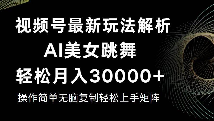 （12420期）视频号最新暴利玩法揭秘，轻松月入30000+-旺仔资源库