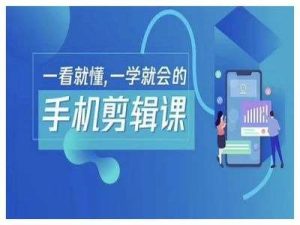 抖音手机剪辑运营变现课,一看就懂,一学就会的-旺仔资源库