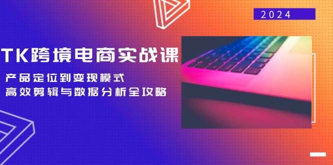 （12783期）TK跨境电商实战课：产品定位到变现模式，高效剪辑与数据分析全攻略-旺仔资源库