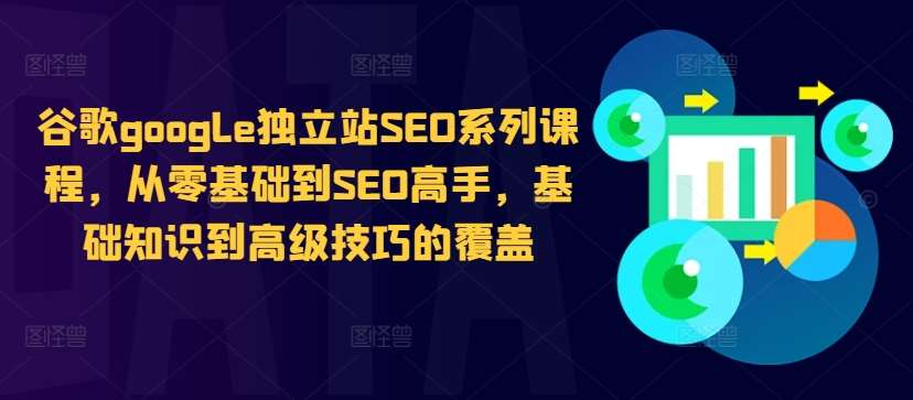 谷歌google独立站SEO系列课程，从零基础到SEO高手，基础知识到高级技巧的覆盖-旺仔资源库