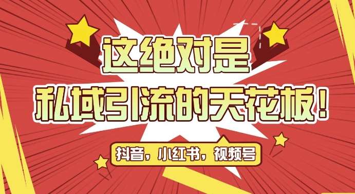 最新首发全平台引流玩法，公域引流私域玩法，轻松获客500+，附引流脚本，克隆截流自热玩法【揭秘】-旺仔资源库