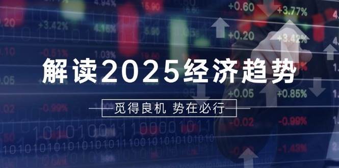 解读2025经济趋势、美股、A港股等资产前景判断，助您抢先布局未来投资-旺仔资源库