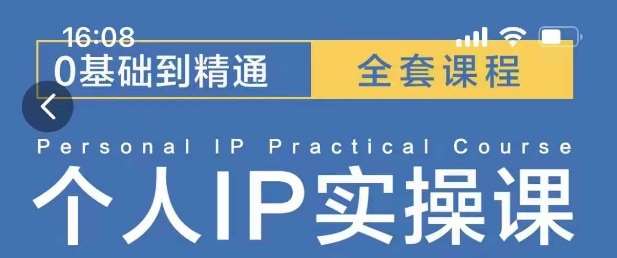 操盘手思维、个人IP、MCN孵化打造千万粉丝IP的运营方法论-旺仔资源库