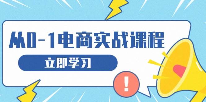 （13594期）从零做电商实战课程，教你如何获取访客、选品布局，搭建基础运营团队-旺仔资源库