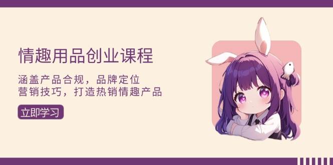 （13682期）情趣用品创业课程：涵盖产品合规，品牌定位，营销技巧，打造热销情趣产品-旺仔资源库