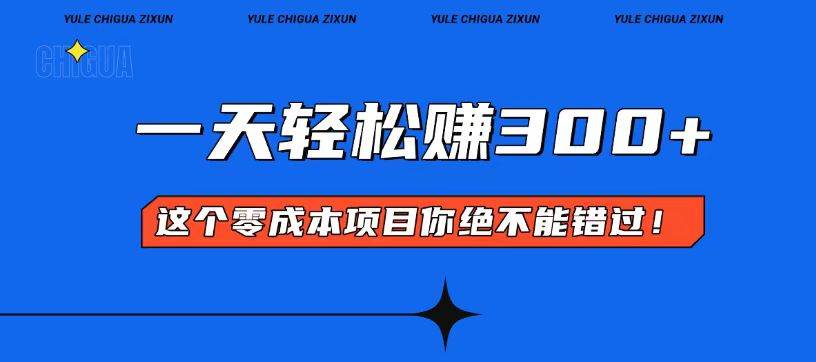 （13702期）零成本入门！简单几步开启一天300+的赚钱之路！-旺仔资源库