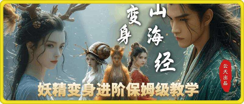 云天AI山海经变身视频教程，妖精变身进阶保姆级教学-旺仔资源库