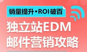 销量提升•ROI破百 独立站EDM邮件营销攻略,如何通过邮件营销每年获得100万美金销售额!-旺仔资源库