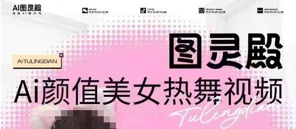 全网首发，原价988图灵殿AI颜值美女热舞视频，云端生图，轻松过原创-旺仔资源库