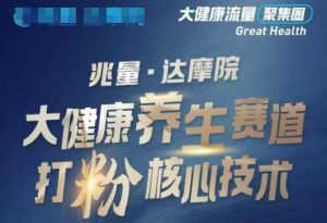 大健康打粉引流，大健康养生赛道暴利打粉新玩法-旺仔资源库