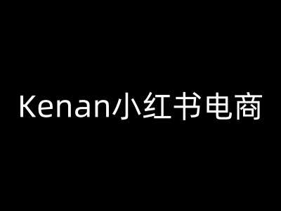 Kenan小红书电商-kenan小红书教程-旺仔资源库