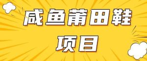 闲鱼高转化项目,手把手教你做,日入3张+(详细教程+货源)-旺仔资源库