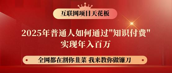 镰刀训练营超级IP合伙人，25年普通人如何通过“知识付费”年入百万！-旺仔资源库