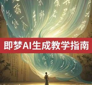 2025即梦ai生成视频教程，一学就会国内免费文字生成视频图片生成视频-旺仔资源库