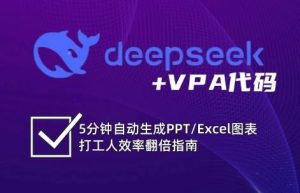 DeepSeek从入门到精通：解锁Excel和VBA高效办公新技能-旺仔资源库