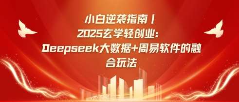 小白逆袭指南，2025玄学轻创业：Deepseek大数据+周易算法的融合玩法-旺仔资源库