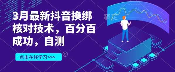 3月最新抖音换绑核对技术，百分百成功，自测-旺仔资源库