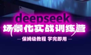 DeepSeek场景化实战训练营，保姆级教程，学完即用，手把手教你用DeepSeek提升效率-旺仔资源库