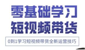 快手运营+高阶剪辑实战课，0到1学习短视频带货全新运营技巧-旺仔资源库