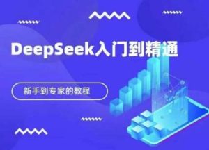 DeepSeek快速从入门到精通，新手的保姆级教程-旺仔资源库