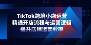 (14369期)TikTok跨境小店运营,精通开店流程与运营逻辑,提升店铺运营效率-旺仔资源库