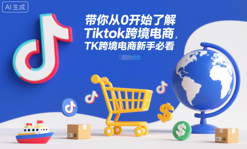 带你从0开始了解Tiktok跨境电商，TK跨境电商新手必看-旺仔资源库