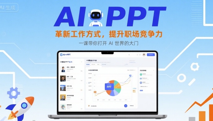 AI+PPT：革新工作方式，提升职场竞争力，一课带你打开 AI 世界的大门-旺仔资源库