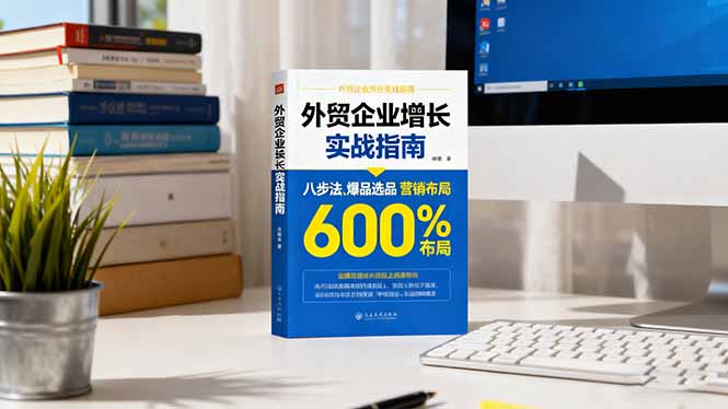 外贸企业增长实战指南，八步法、爆品选品、营销布局，业绩增长300%-旺仔资源库