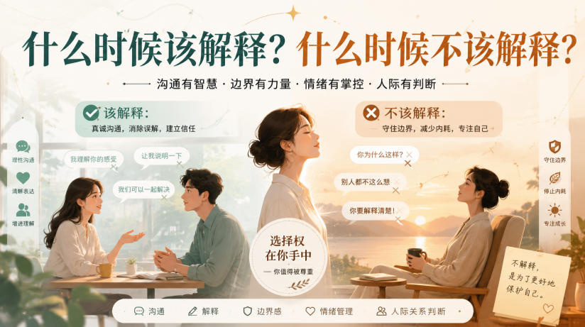 付费文章：什么时候该解释？什么时候不该解释？-旺仔资源库