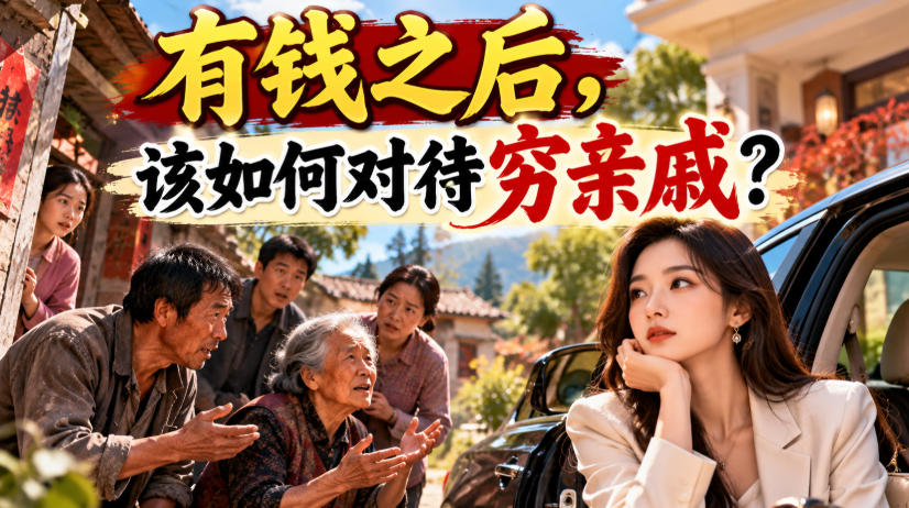某公众号付费文章:有钱之后,该如何对待穷亲戚?-旺仔资源库