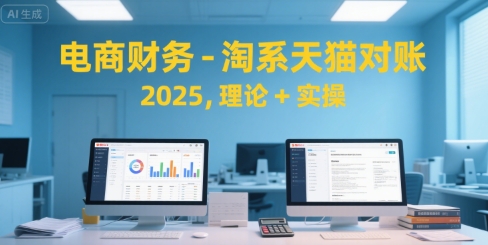 电商财务-淘系天猫对账2025，理论+实操-旺仔资源库
